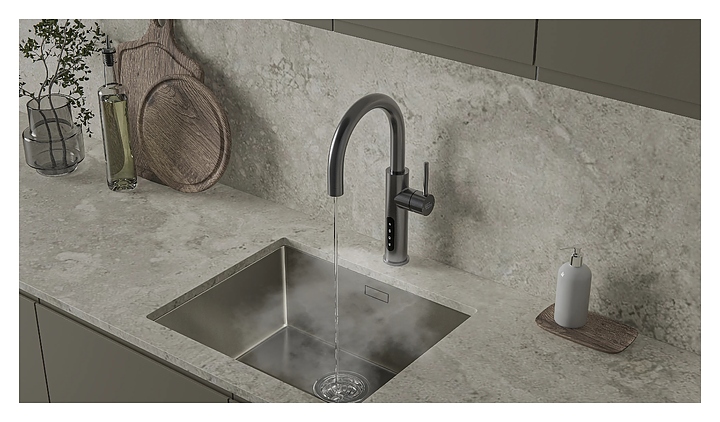 Система мгновенного кипячения воды 5 в 1 ArtisanTech Aquahot Aspen GM (вороненая сталь)