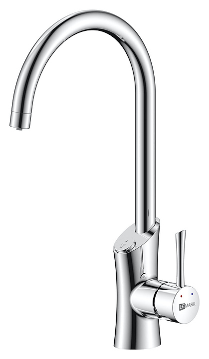 Смеситель для кухни LEMARK Comfort LM3072C с подключением к фильтру питьевой воды, хром
