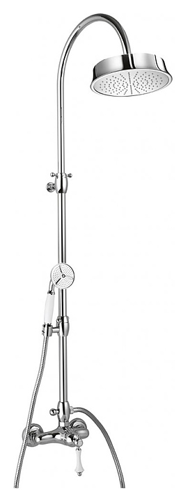 Стойка душевая CEZARES MARGOT-CD-01-Bi хром, ручка белая