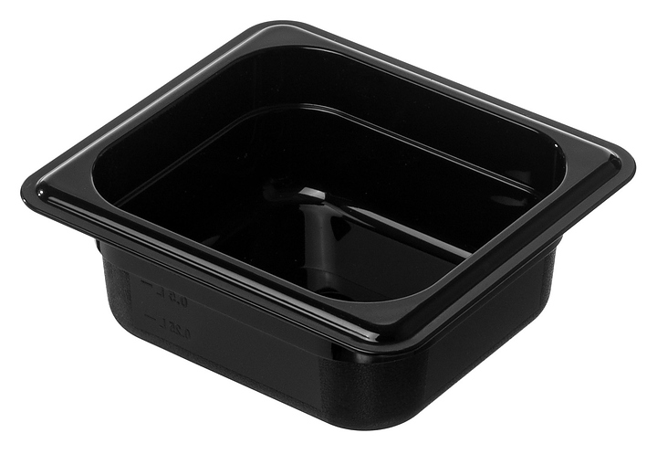 Гастроемкость Gastroplast 79778 GN 1/6-65 (176х162х65) 1 л, поликарбонат, черный