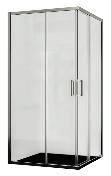 Уголок душевой Wasserkraft Tauber 64S03 900х900х2000 мм, никель