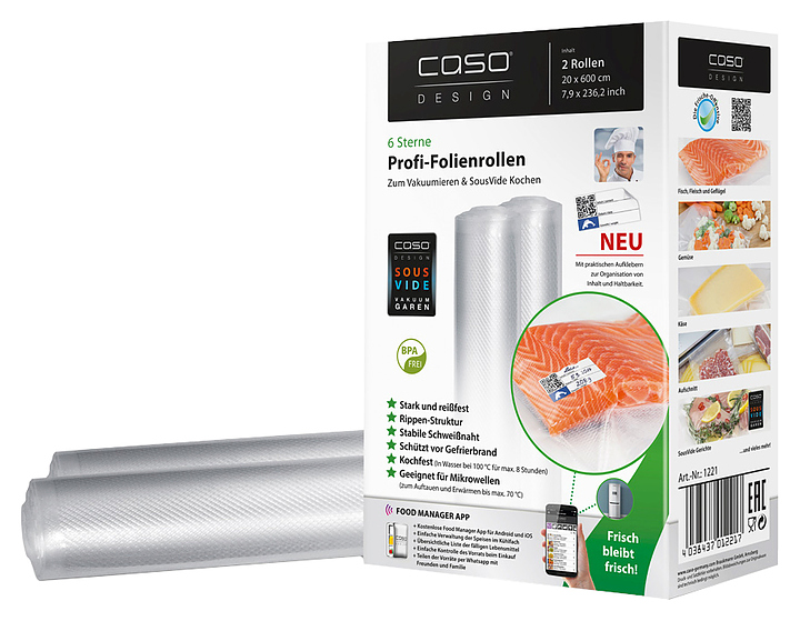 Пленка для вакуумной упаковки CASO VC 20*600