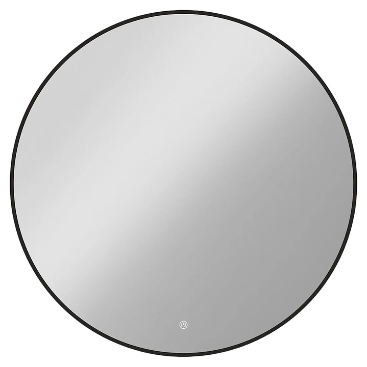 Зеркало Art&Max Sanremo AM-San-700-DS-F-Nero 70х70 см