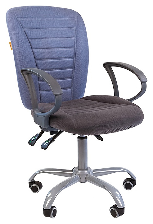 Кресло офисное Chairman 9801 ЭРГО, серо-голубое