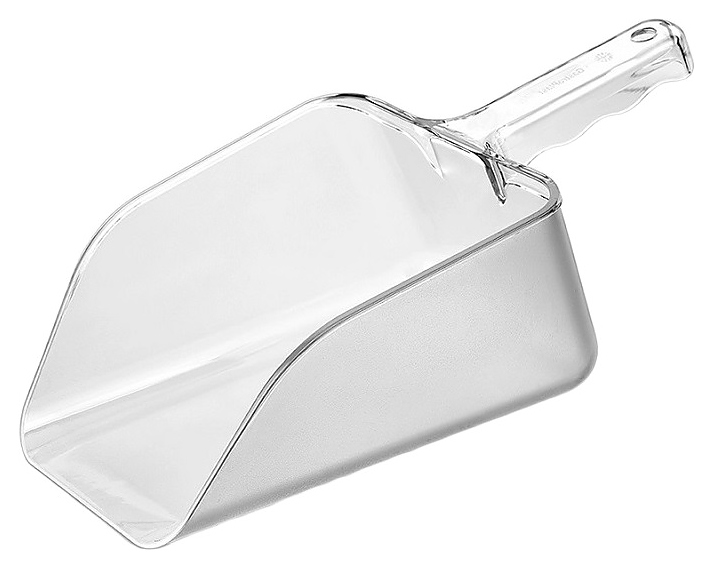 Совок для льда и сыпучих продуктов Gastroplast 1900 мл 320 мм (поликарбонат) прозрачный