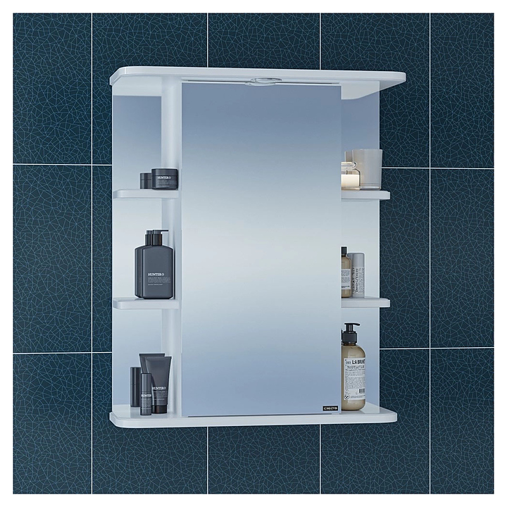 Шкаф зеркальный СаНта Герда 60 со светильником