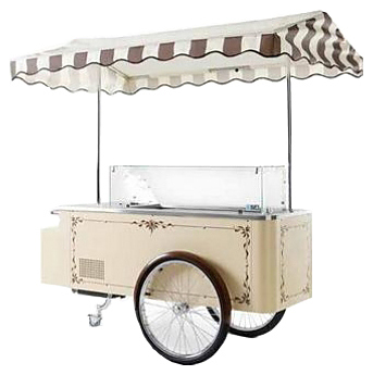 Тележка для мороженого ISA Carrettino yellow