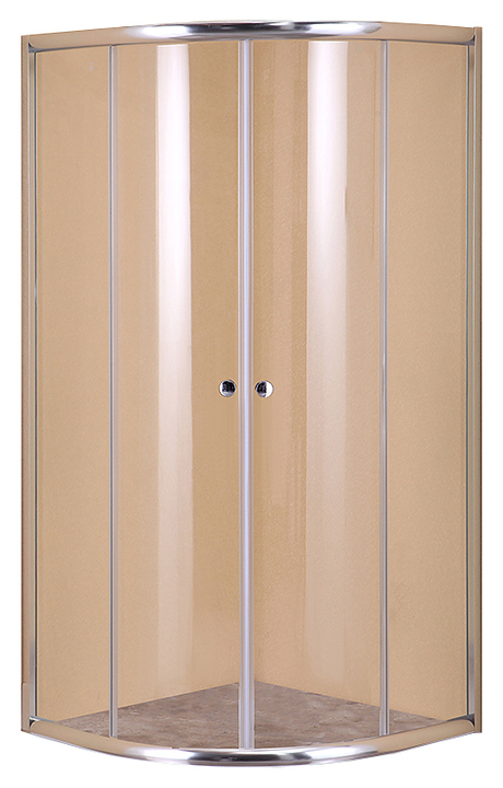 Уголок душевой Agger A01-090TCR/G 90х90х185 см