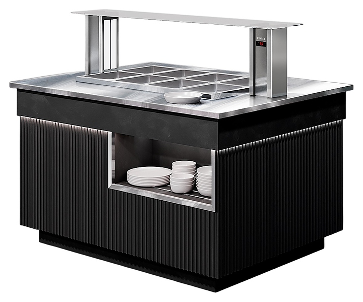 Шведский стол с мармитом для вторых блюд Finist ШСм1175