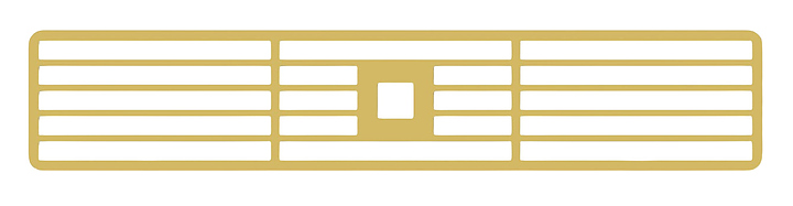 Декоративная решетка для варочной панели Kuppersbusch DK 8594 Gold