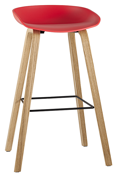 Стул барный Stool Group LIBRA красный