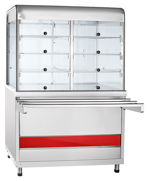 Прилавок-витрина нейтральный Abat Аста ПВТ-70КМ-В-01