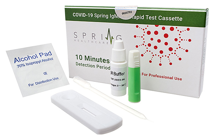 Экспресс-тест на COVID-19 и наличие антител Spring Healthcare IGM/IGG 1 шт.