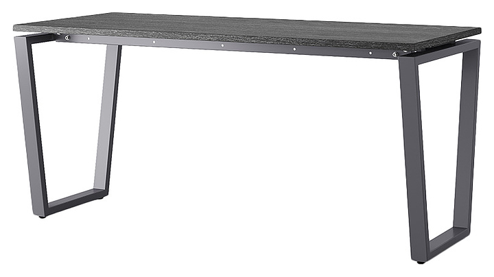 Стол офисный КОБОР OTR-160/60 graphite/glazed