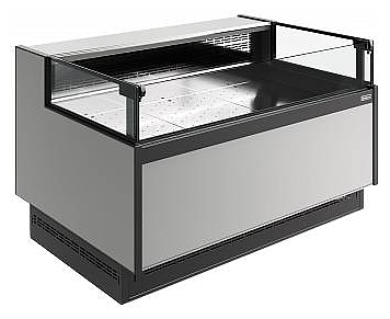 Витрина холодильная Carboma Bavaria 4 GC110 SM 0,94-2 версия 2.0 9006-9005 (без боковин)