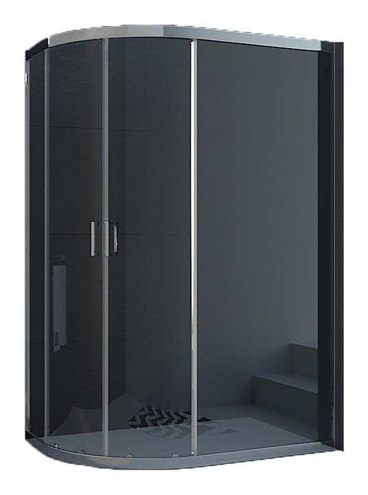 Уголок душевой Veconi Rovigo RV03-10090A-01-19C1 100х90х195 см, раздвижная