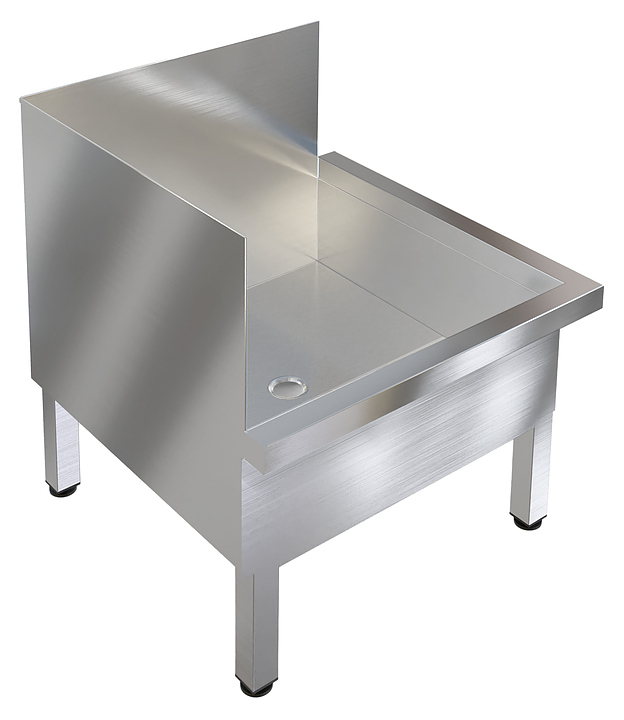 Ванна моечная моповая Restoinox ВММ-1/4-2Ф