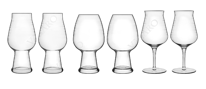 Набор бокалов для пива Luigi Bormioli A12326S0302AA01 Birrateque-GP 780 мл, 540 мл, 420 мл, 6 шт, хрусталь