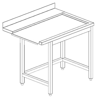 Стол для посудомоечной машины BSV-inox СВЭ-7,507