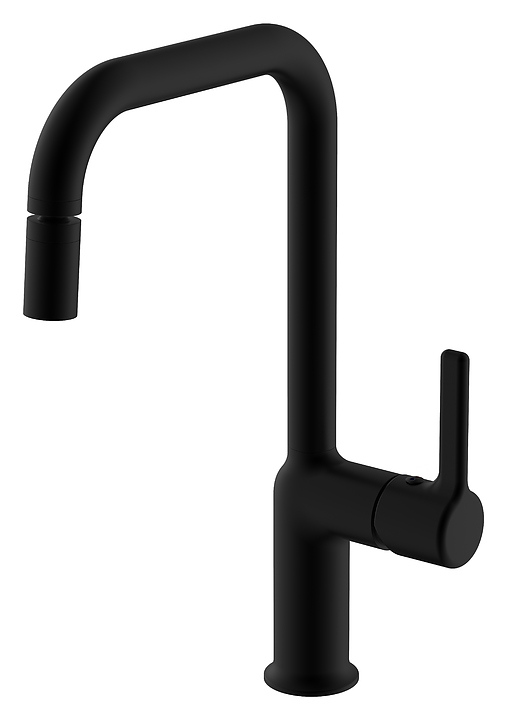 Смеситель для кухни VODA Column Black CLM519B