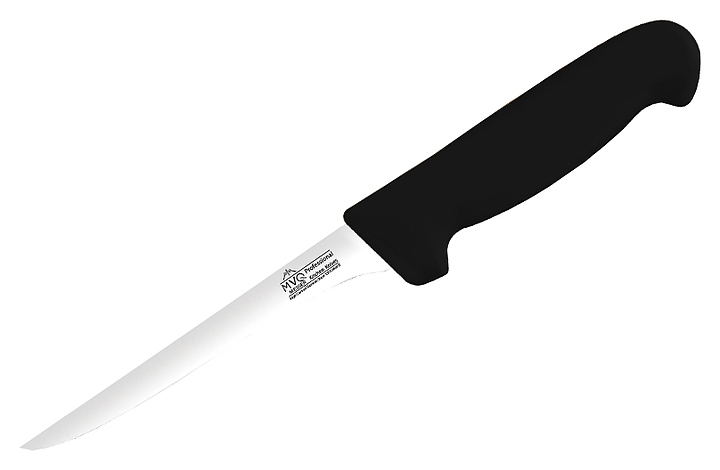 Нож обвалочный MVQ Profi Messer узкое прямое лезвие 15 см