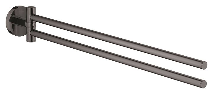 Держатель для полотенца двойной Grohe Essentials 40371A01 темный графит глянец