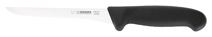 Нож обвалочный Giesser 3105 16 L=16 см (нерж. сталь / пластик) с черной рукояткой