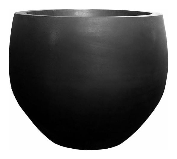 Кашпо Pottery Pots ORB (40х33,5 см) черное матовое