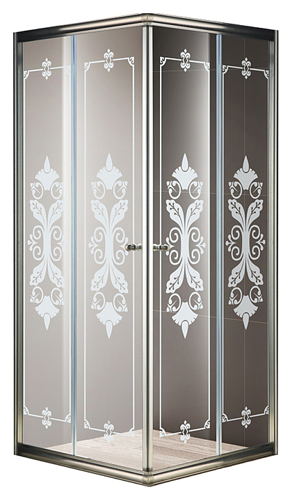 Уголок душевой CEZARES GIUBILEO-A-2-90-SCORREVOLE-CP-Br 90х90х195 см