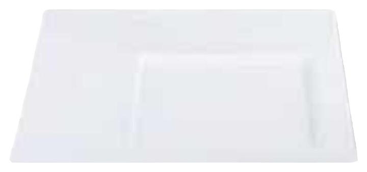 Тарелка P.L. Proff Cuisine Р5122726 26х26 см (фарфор) квадратная со смещенным дном белая