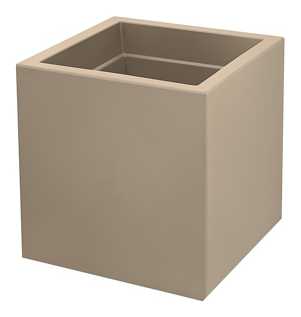 Кашпо Green Land Cubo (30x30x30 см) светло-коричневое