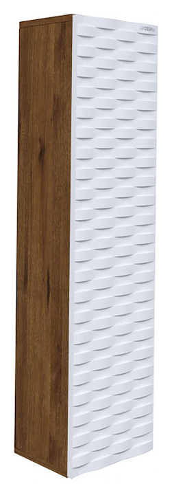 Шкаф-пенал подвесной Grossman АЛЬБА-30 см веллингтон/белый