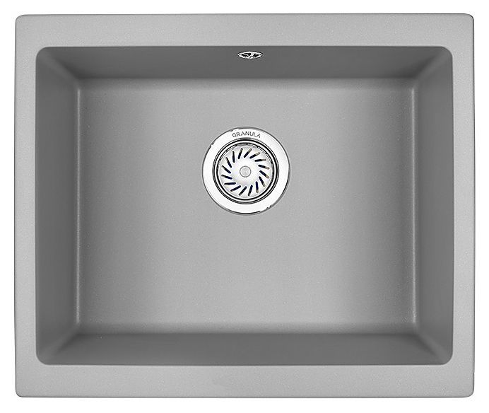 Кухонная мойка Granula GR-5551 алюминиум