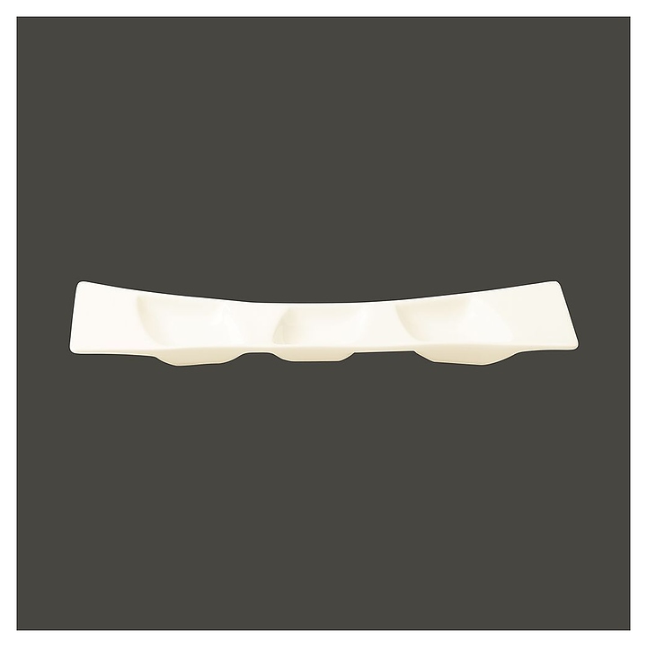 Тарелка прямоугольная RAK Porcelain Mazza MZCP20 3 секции