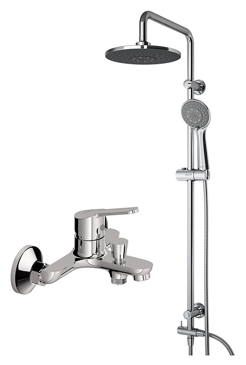 Стойка душевая со смесителем Dorff Norma D0711010 хром
