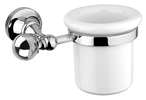 Стакан для зубных щеток с держателем CEZARES OLIMP-TUM-01-M хром