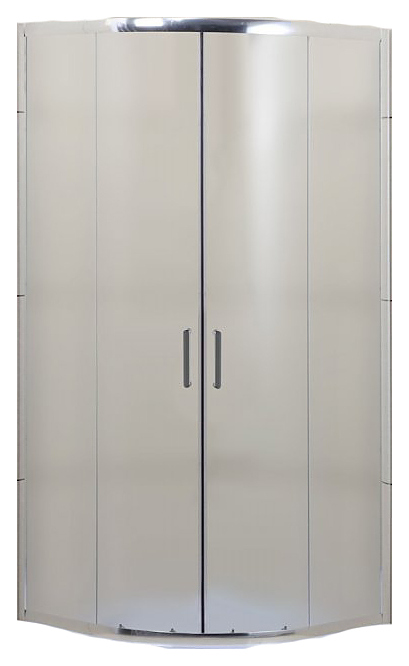 Уголок душевой BelBagno UNO-R-2-90-P-Cr 90x90x185 см, рифлёное стекло