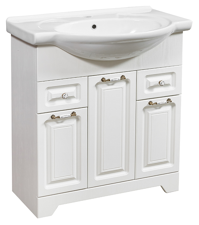 Гарнитур напольный Stella Polar Кармела 75, 7 предметов, ольха белая