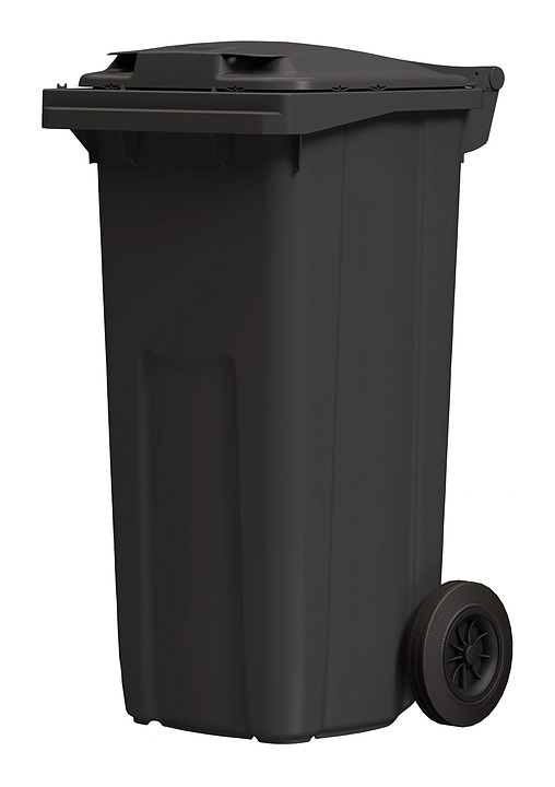 Контейнер для мусора iPlast 27.C29 120 л темно-серый