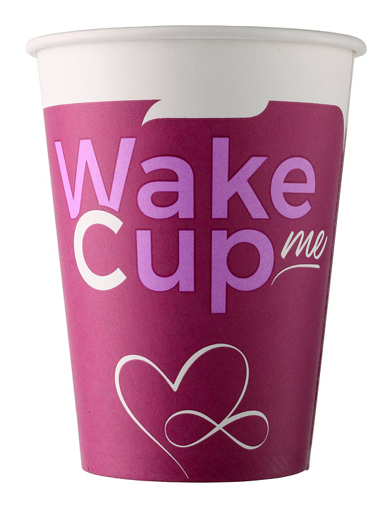 Стакан бумажный Формация 300 мл WakeMeCup (800шт.)