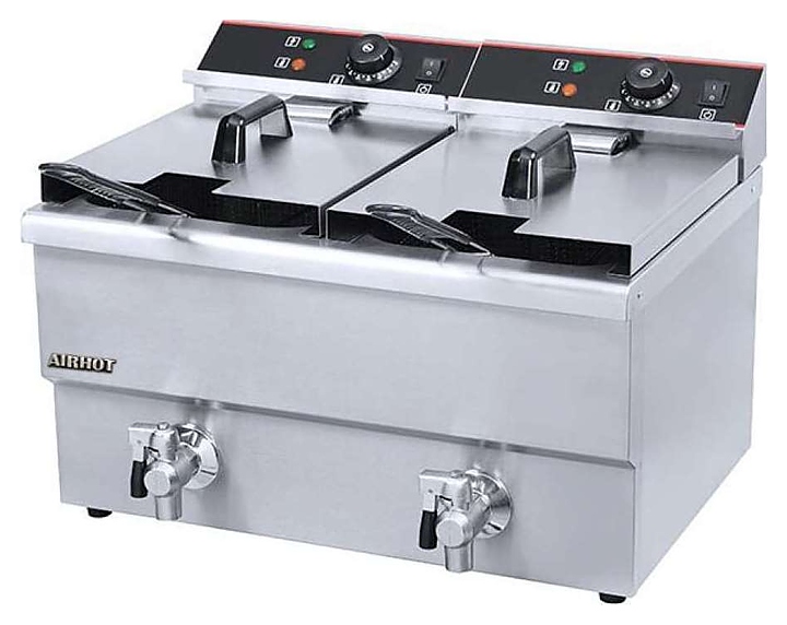 Фритюрница Airhot EF10T+10T с краном