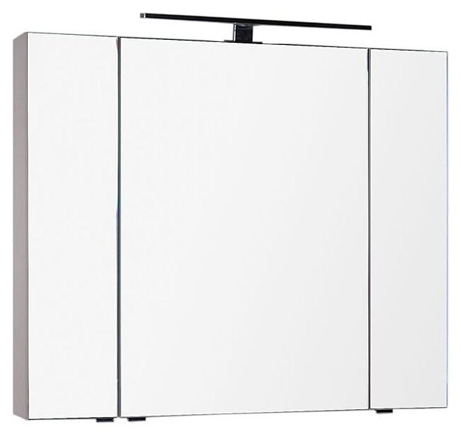 Шкаф зеркальный Aquanet Эвора 100 капучино