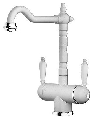 Смеситель для кухни Omoikiri Amagasaki-WH белый