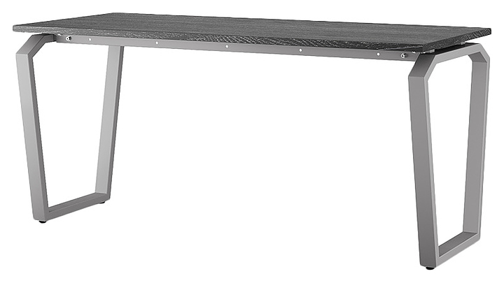 Стол офисный КОБОР TB-100/70 aluminum/glazed