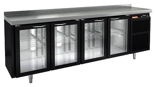 Стол холодильный барный HICOLD BNG 1111 HT BAR Black