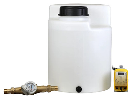 Комплекс дозирования SpaceAqua Dose 603-IMP, емкость 60 л, счетчик Dn25
