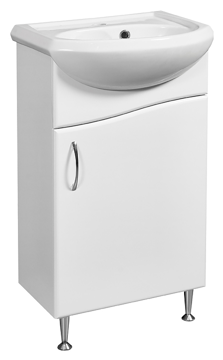 Тумба напольная Stella Polar Волна 45 SP-00000231, белая