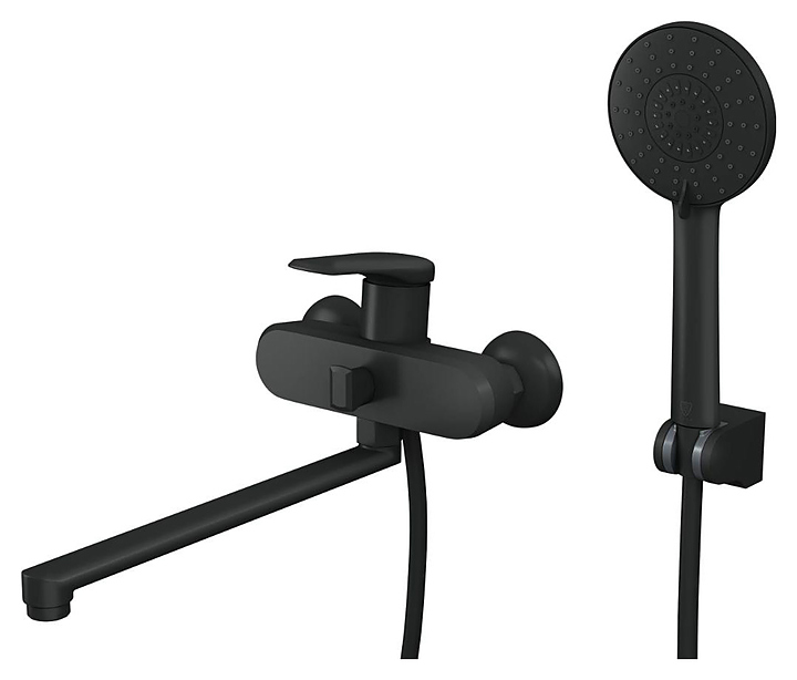 Смеситель для ванны с душем RUSH Nevis NE1735-51Black