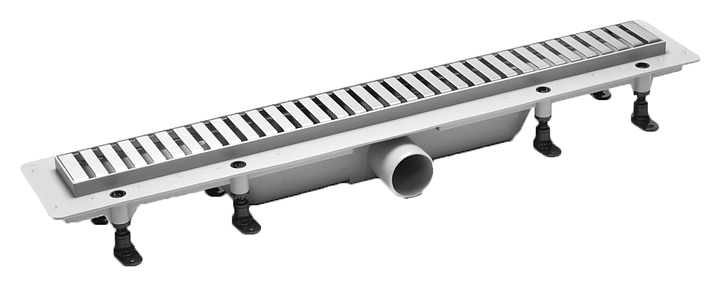 Комбинированный пластиковый сливной канал PlastBrno DESIGN 3 SZA3550