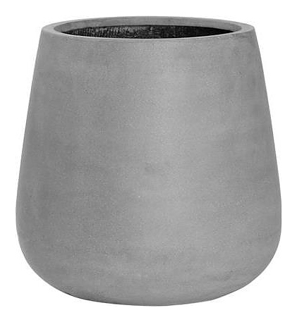 Кашпо Pottery Pots PAX (44х46 см) серое матовое